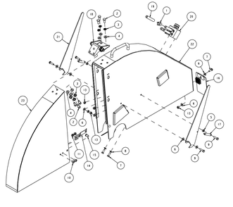 Section 33 Diagram and Parts List for MK-4020KB 167420-20 MK Diamond Concrete Saw